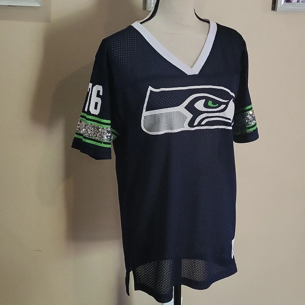 PINK Victoria's Secret Seattle Seahawks Jersey - Picture 3 of 15